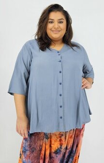 Blouse Dallas - grijs blauw