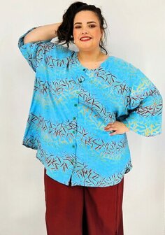 Blouse Emma turquoise