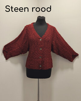 Vest 005 steen rood