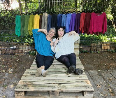 Billy trui Irma kabel off white 
