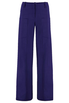 Triangle broek viscose stretch nacht blauw