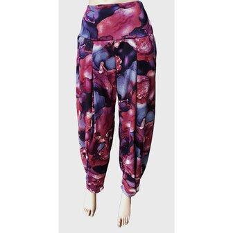 Broek Lia paars aubergine