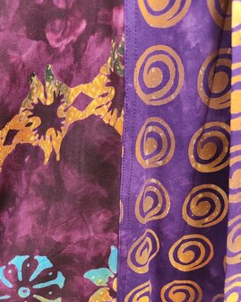 Jasje batik patch paars 1
