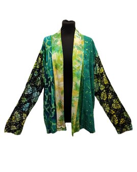 Jasje batik patch groen