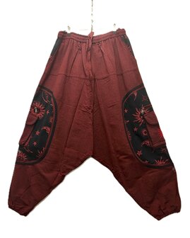 Harembroek zakken zon rood