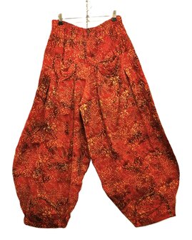 Broek Sindy +10 batik oranje