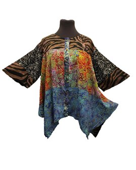 Blouse wizard batik patch multi 1