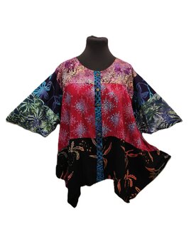 Blouse wizard batik patch multi 2