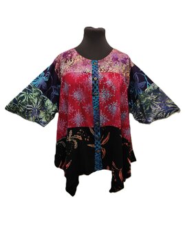 Blouse wizard batik patch multi 2