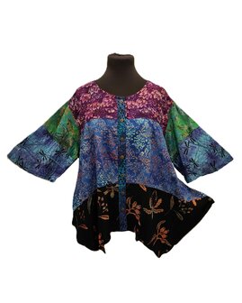 Blouse wizard batik patch multi 5