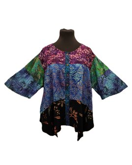 Blouse wizard batik patch multi 5