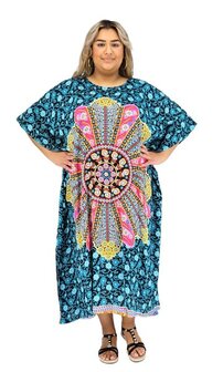 Kaftan mandala turquoise