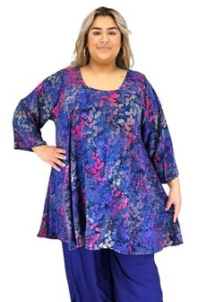 Tuniek Claire XL - blauw roze
