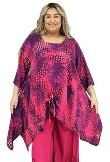 Tuniek Birgit String - roze paars
