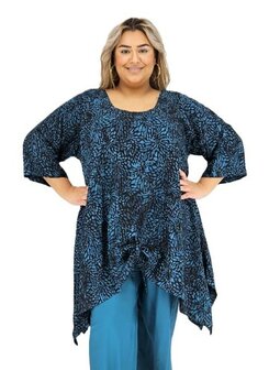 Tuniek Birgit String - blauw zwart