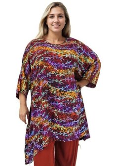 Tuniek Ebony - paars oranje