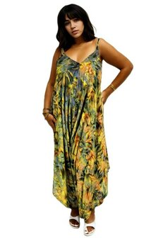 Jumpsuit Katoo groen geel