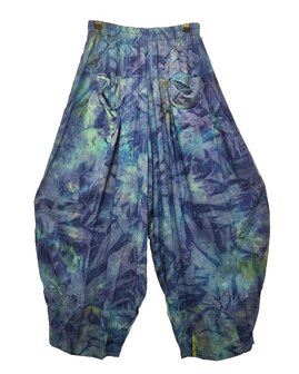 Broek Sindy +10 tie dye - blauw