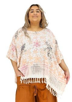 Sarong blouse batik - wit blm