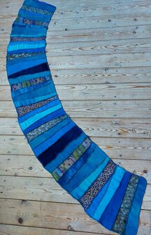 Sjaal viscose combi rood
