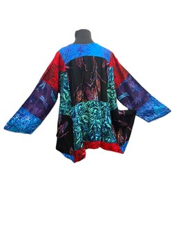 Blouse wizard batik patch multi 6