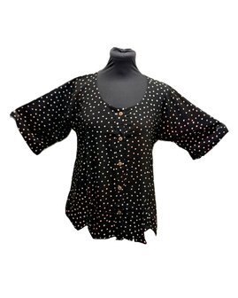 Blouse Jipsy zwart multi stip