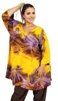 Tuniek Claire XL - Paars geel