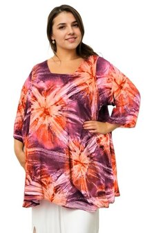 Tuniek Claire XL - Bordeaux perzik