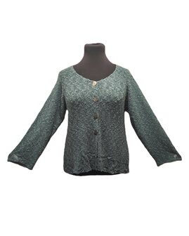 Vest Orchid staal blauw