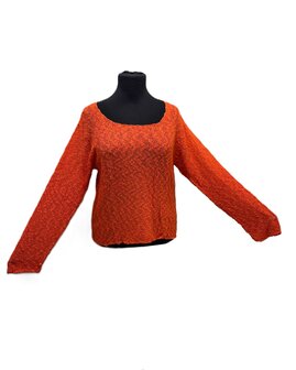Trui Walnut oranje