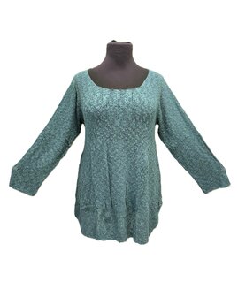 Trui Rowan grijs blauw