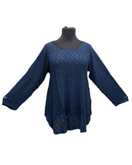 Trui Rowan navi blauw