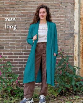 Vest Max lang petrol