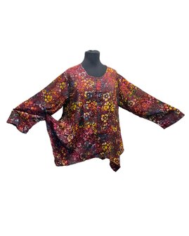 Blouse wizard batik bordeaux multi