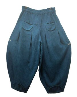 Broek Sindy +10 rib petrol