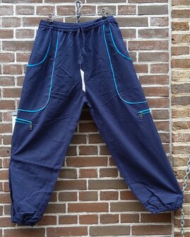 Broek katoen bies blauw
