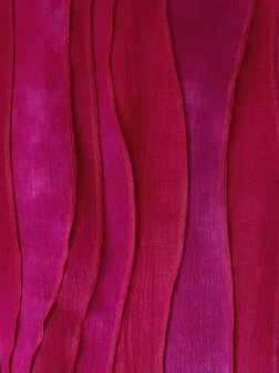 Linnen jasje golven rood - Liz