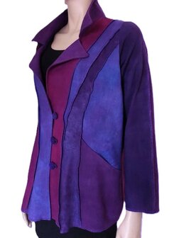 Linnen jasje paars cyclaam - Liz