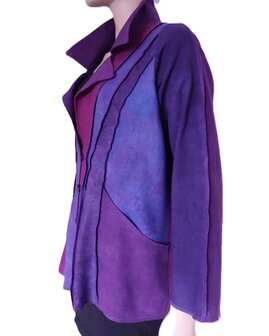 Linnen jasje paars cyclaam - Liz