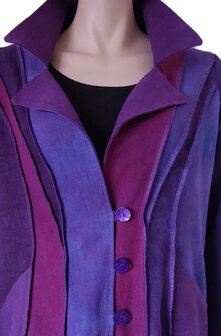Linnen jasje paars cyclaam - Liz