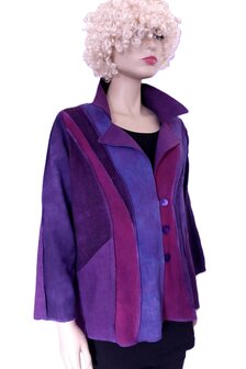 Linnen jasje paars cyclaam - Liz