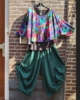 Wijd shirt Mery kort multi