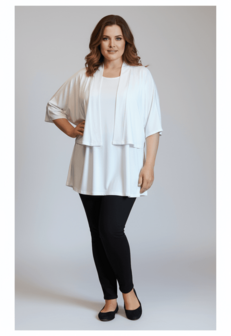 Kort vestje Ruby wit