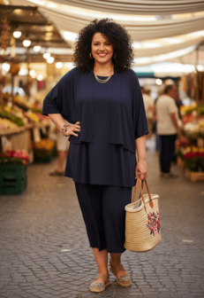 Kort vestje Ruby navy