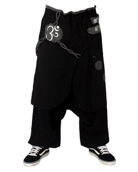 Harembroek 'rokje' zwart