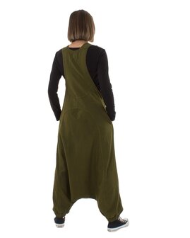 Haremtuinbroek katoen kaki