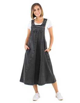Tuinjurk katoen grijs