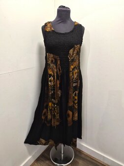 Jurk Kareta zwart bruin