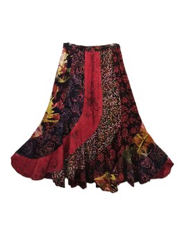 Bananenrok batik - rood