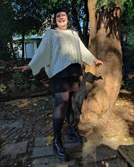 Billy trui Irma kabel - grijs groen